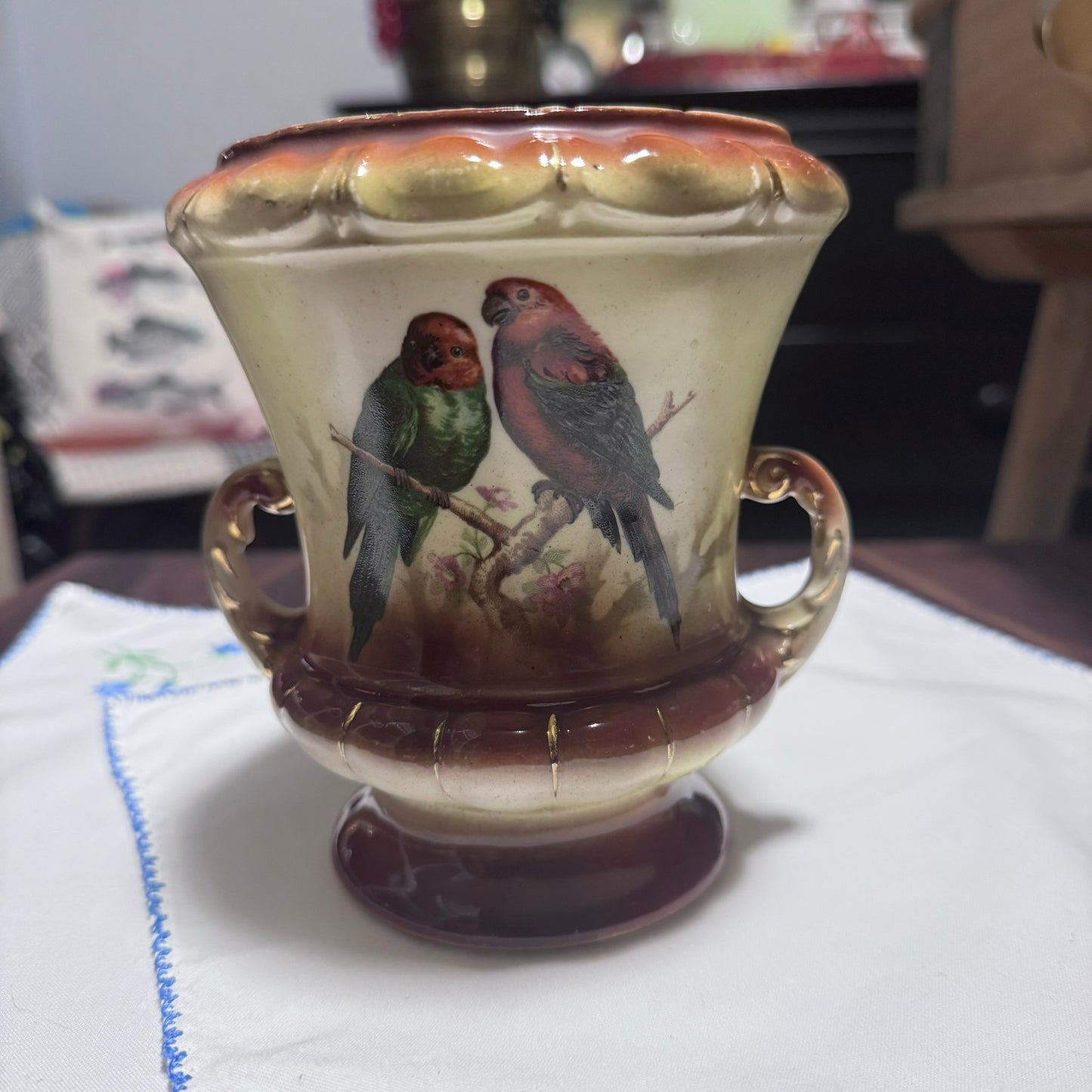 Hand Painted Austrian Vase