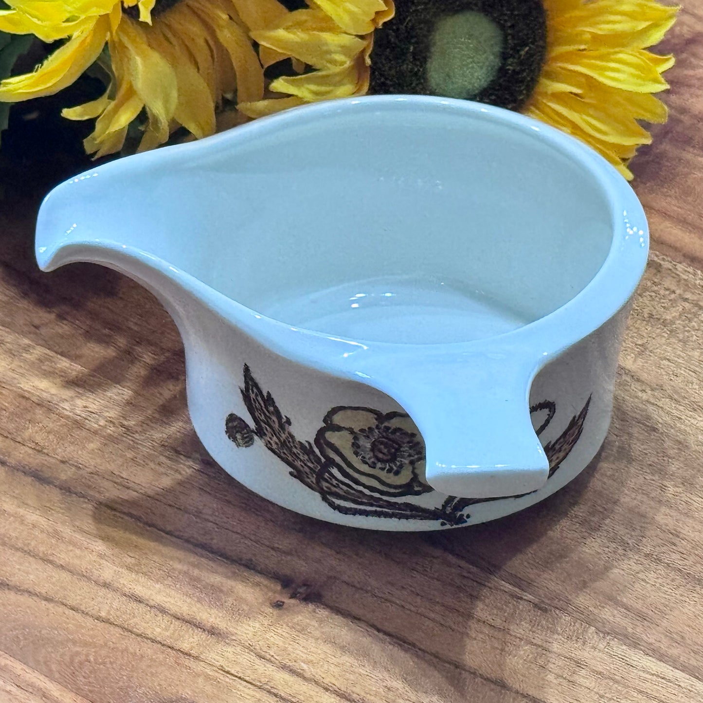 Burleigh England 'Forest Flower' Gravy Boat
