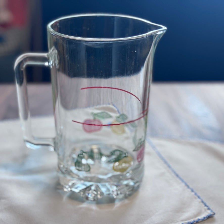 Italian Glass Pitcher