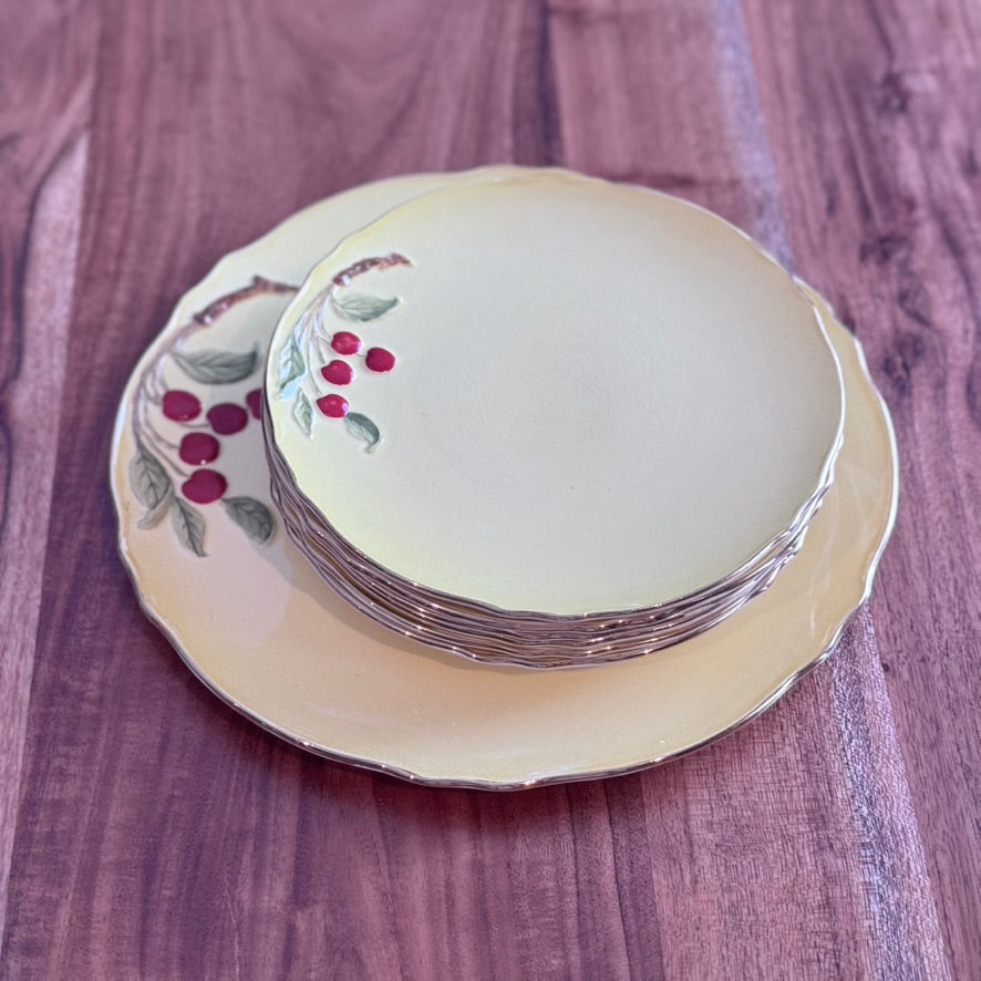 Royal Winton Grimwades Yellow Cherry Dishes