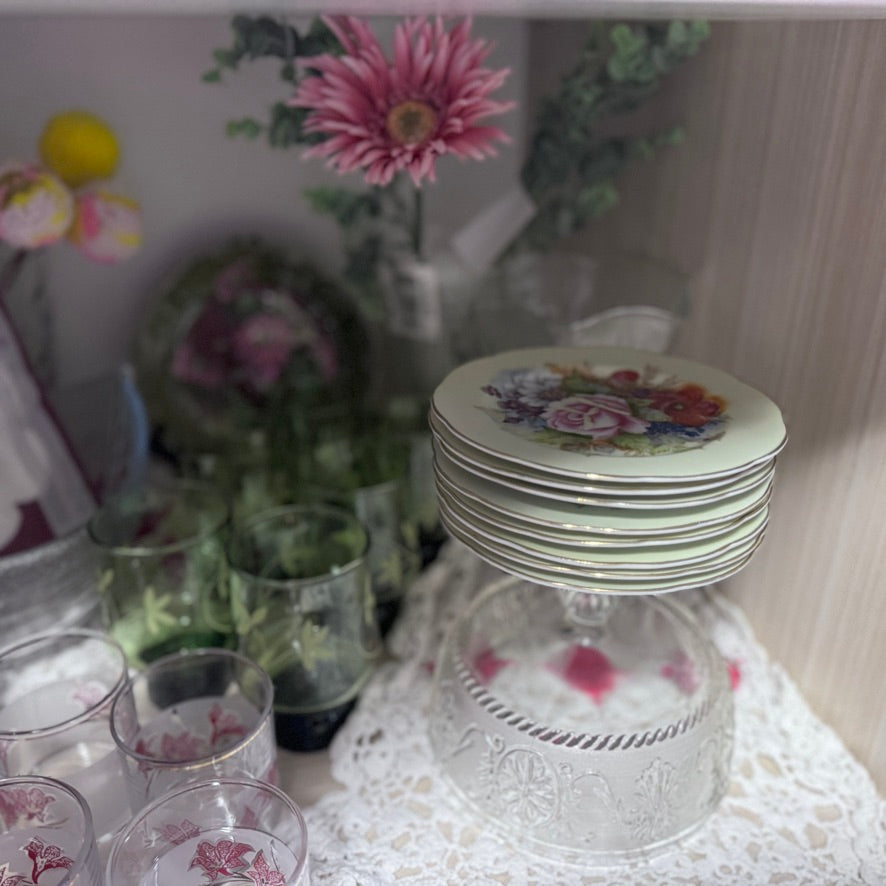 Hand Painted Saucers