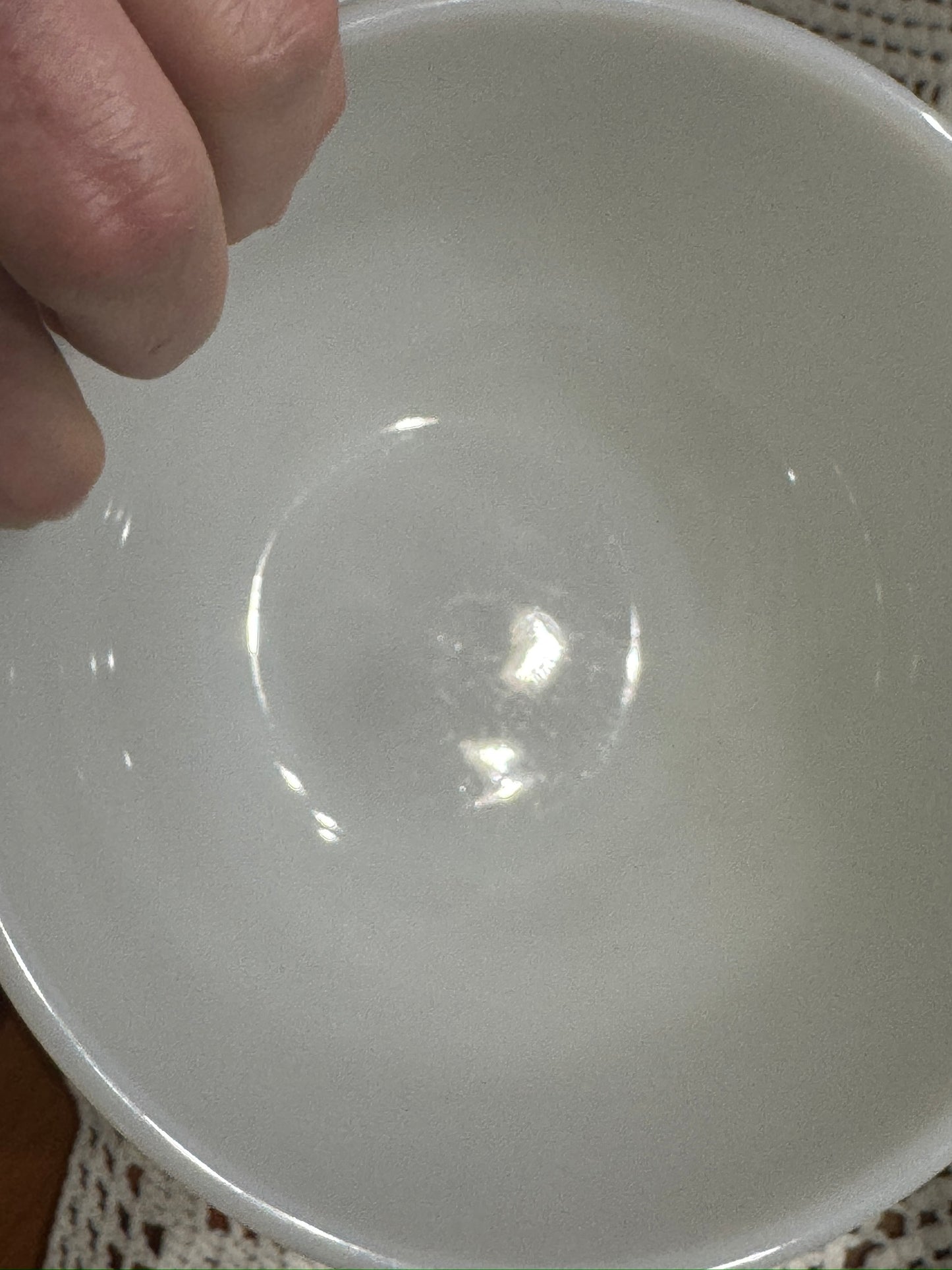 Anchor Hocking Fire-King Milk Glass Mixing Bowl Set