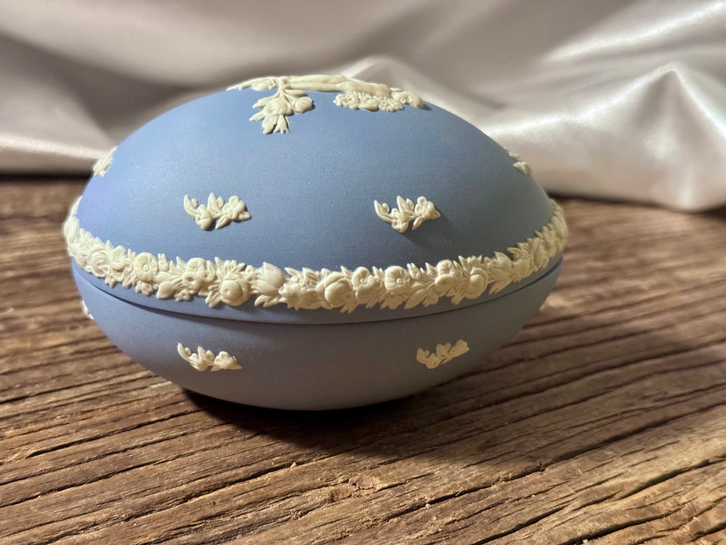 Wedgwood Jasperware Egg Trinket Box