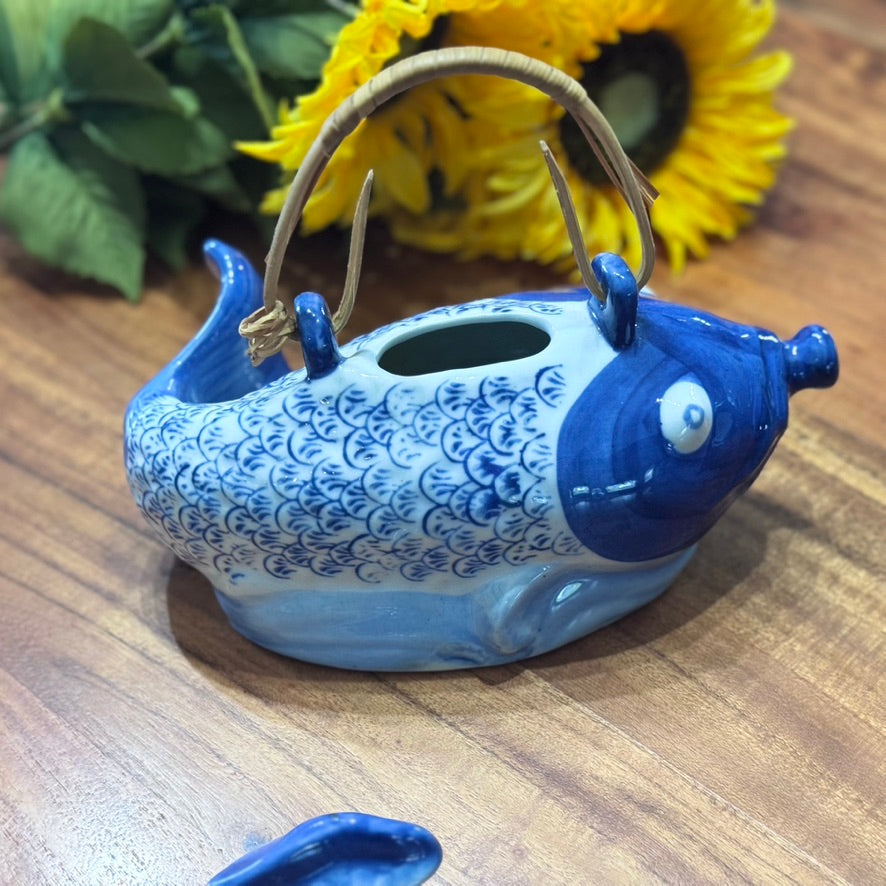 Koi Fish Decorative Teapot