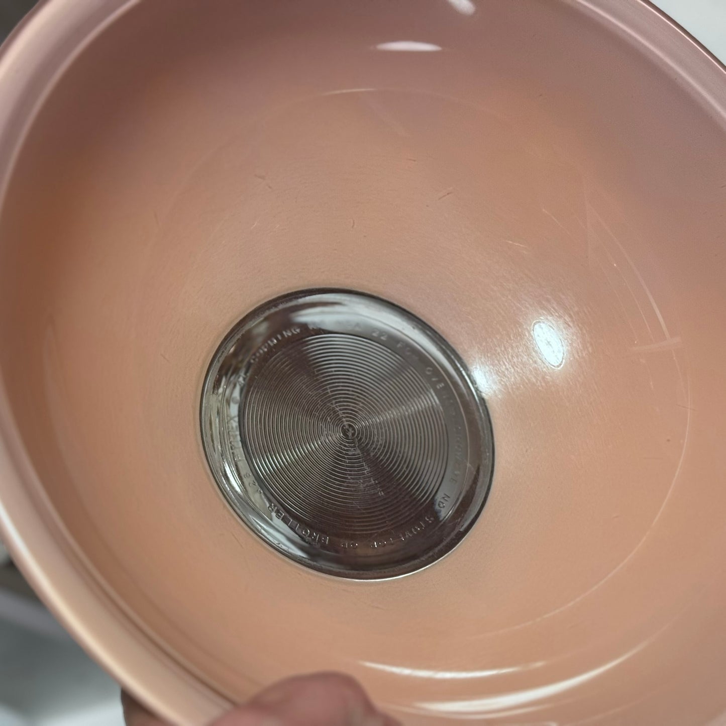 Pyrex 326 Pink Clear Bottom 4 L Mixing Bowl