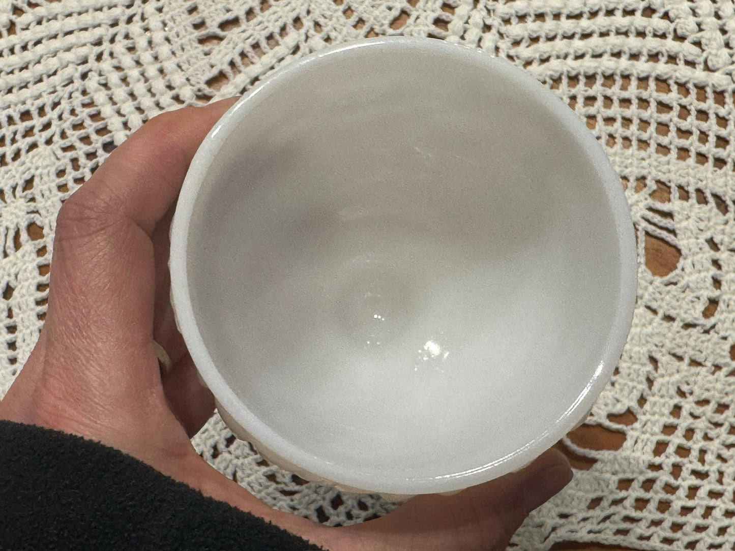 Vintage Milk Glass Compote/Dessert Cup