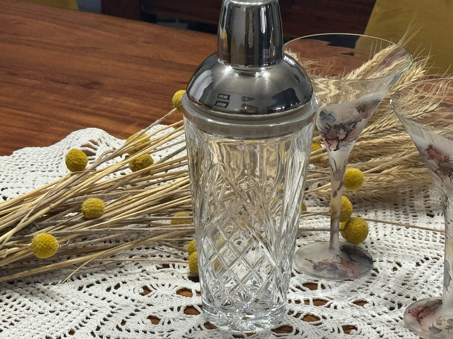 Godinger Dublun Crystal Cocktail Shaker