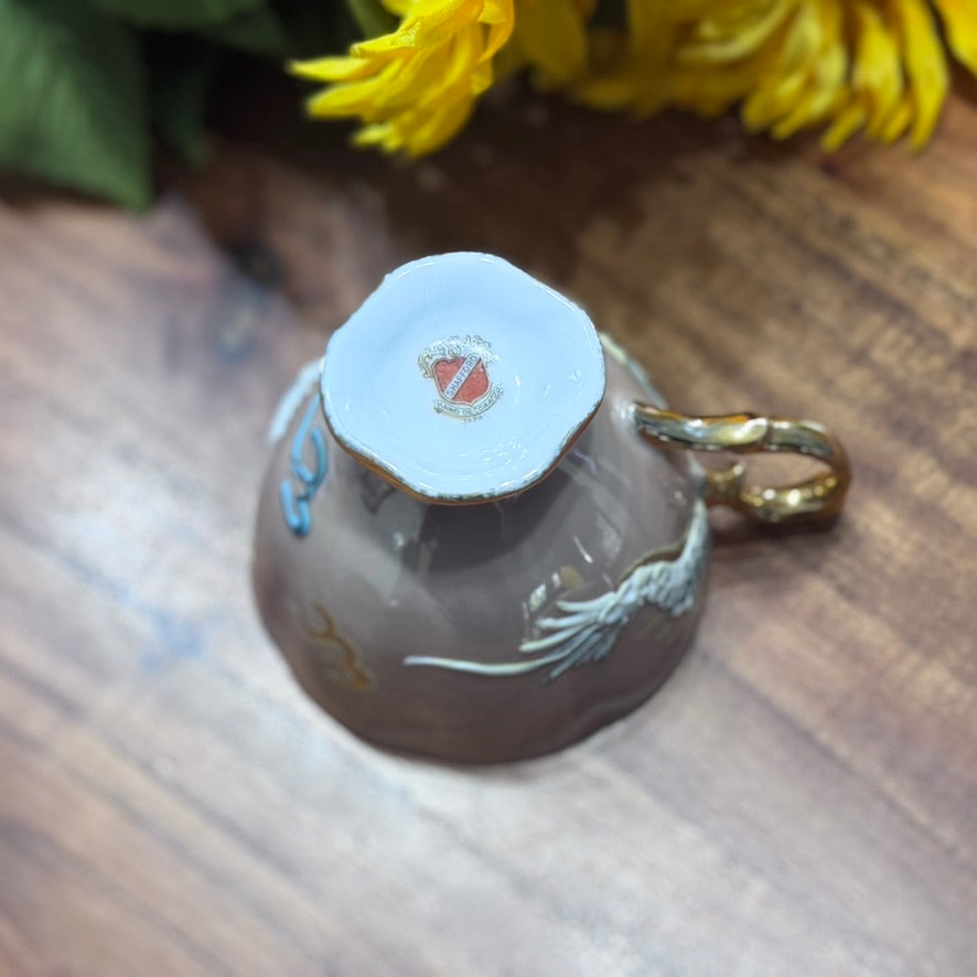 Shafford Japan 'Dragonware' Teacup & Saucer Set