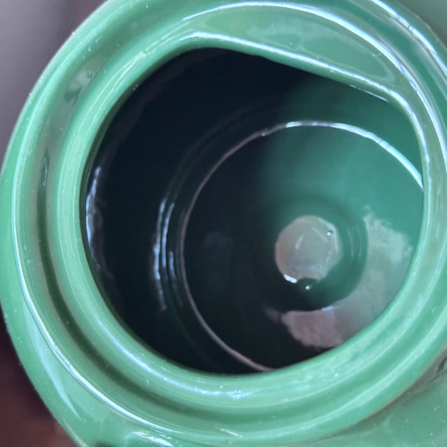 Porcelain Green Glazed Teapot