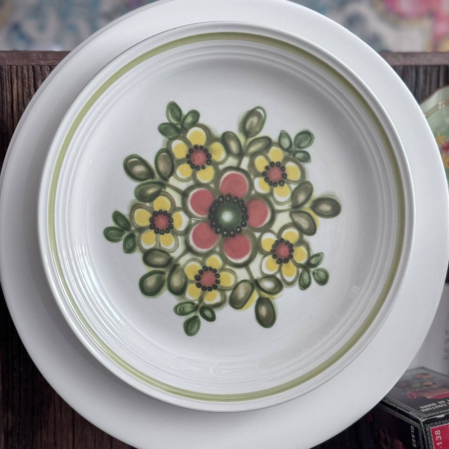 ARC France White Milk Glass Dinner Plates