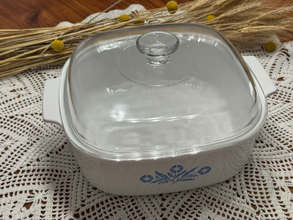 Corning Ware Blue Cornflower A-84-B  4 L Casserole Dish