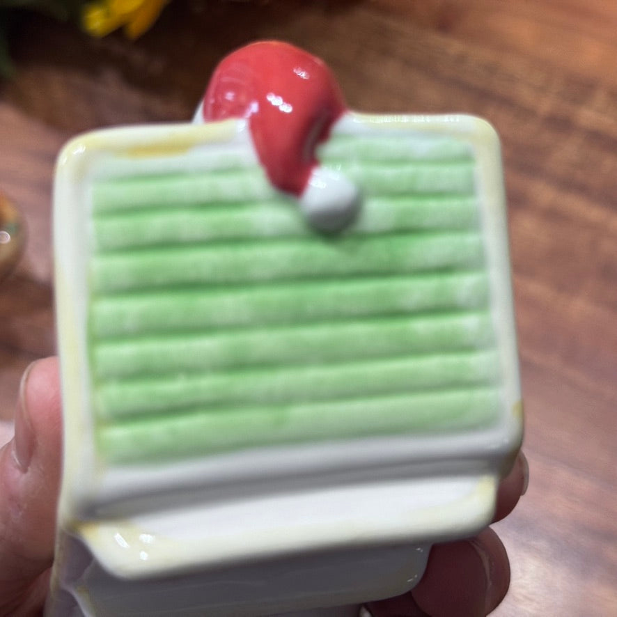 Vintage In Box Omnibus OCI Fitz & Floyd Tropical Christmas Salt & Pepper Shakers