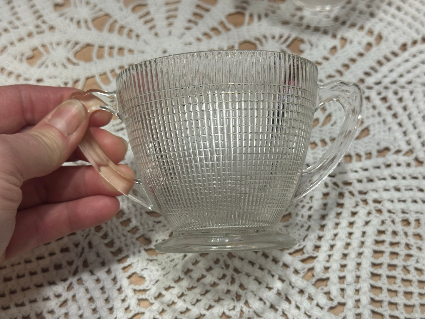 Dominion Glass 'Saguenay' Cream & Sugar Set