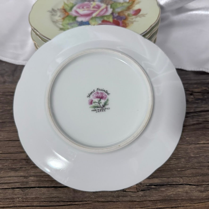 Hand Painted Saucers