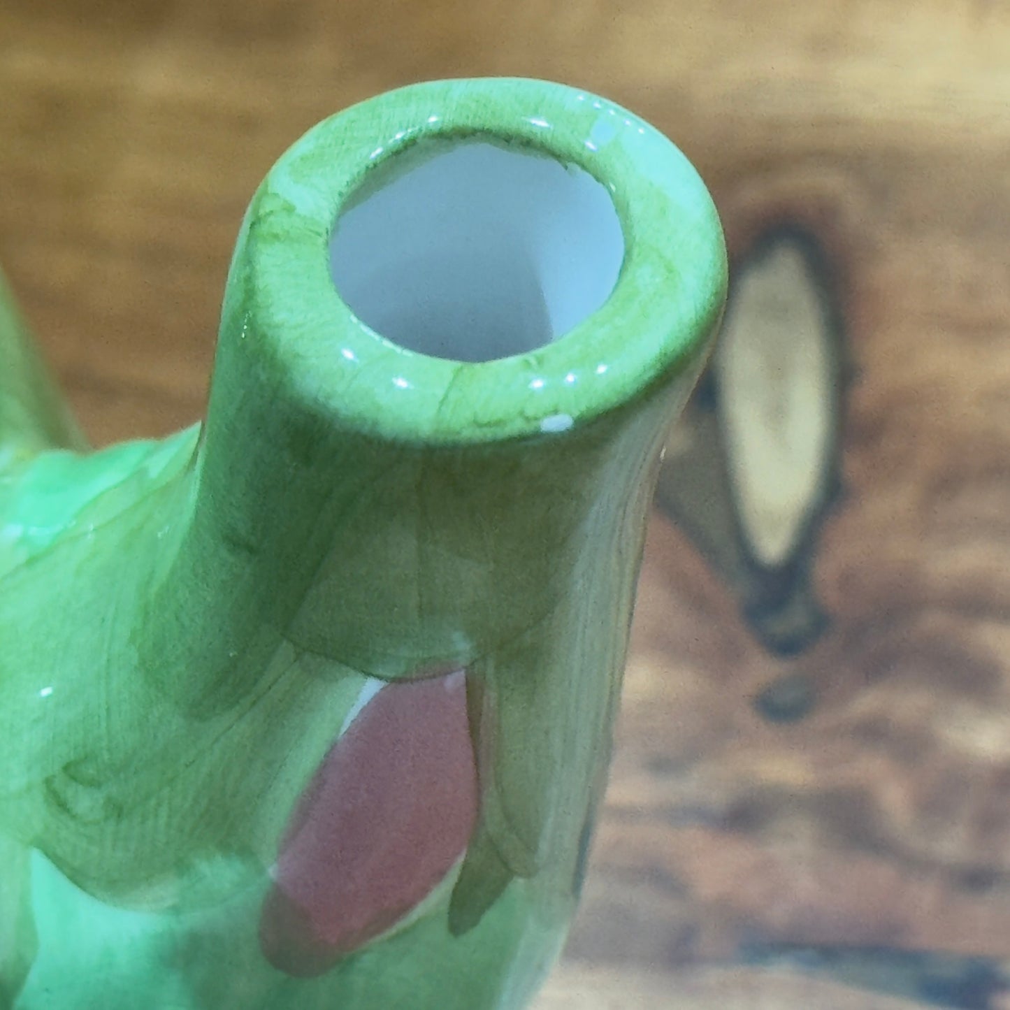 Frog Majolica Teapot