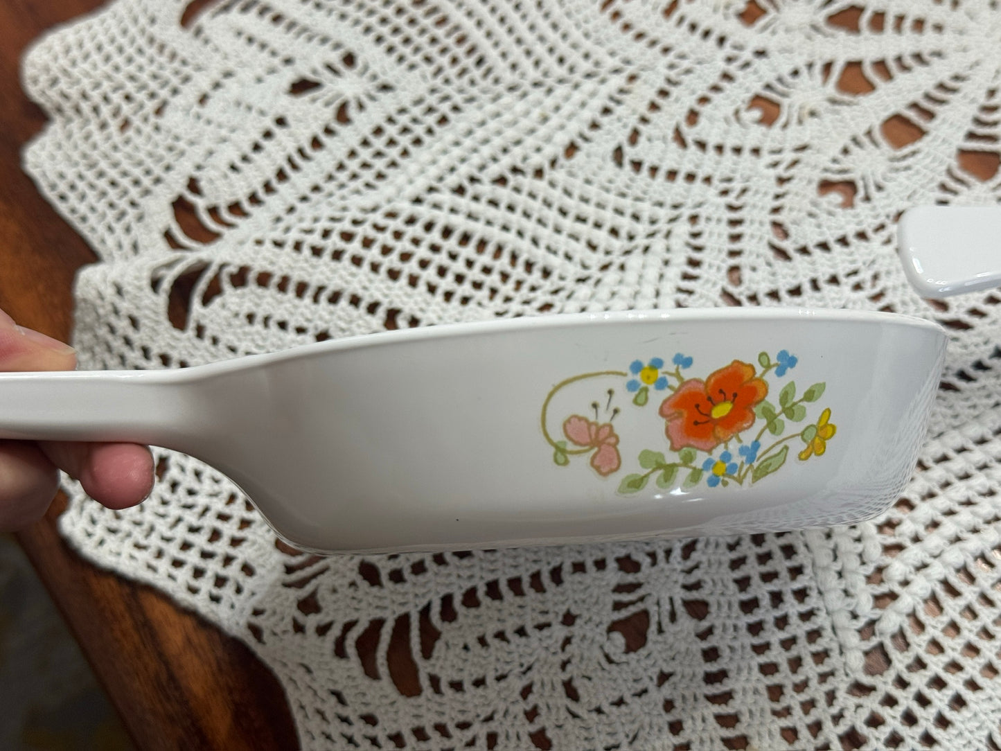 Corning Ware 'Wildflower" P-81-B & P-83-B Saucepans