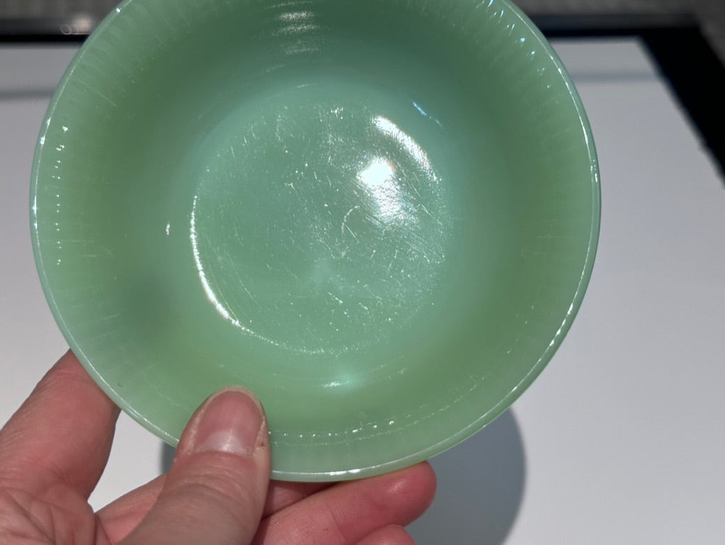 Fire King Jadeite "Jane Ray" Bowls