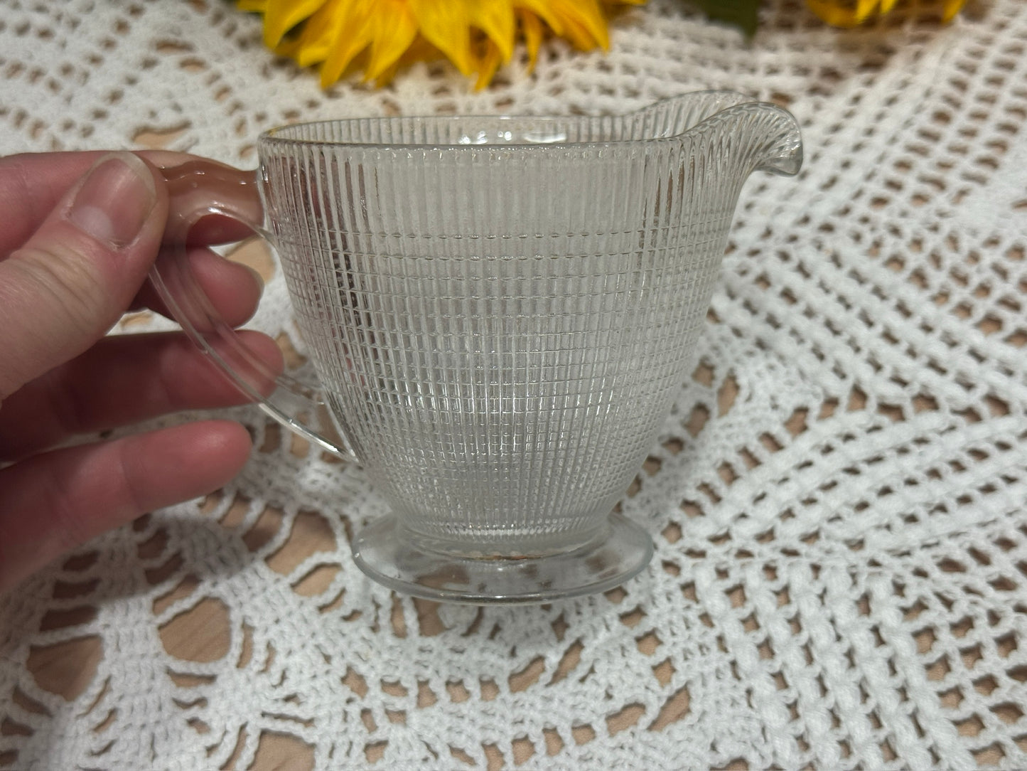 Dominion Glass 'Saguenay' Cream & Sugar Set