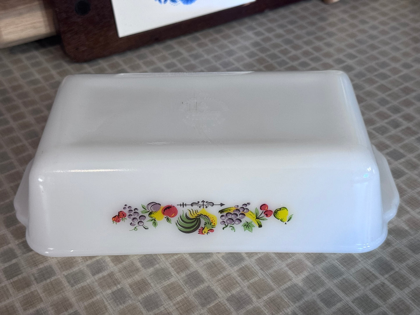 Anchor Hocking Fire King 'Chanticleer Rooster' Loaf Pan