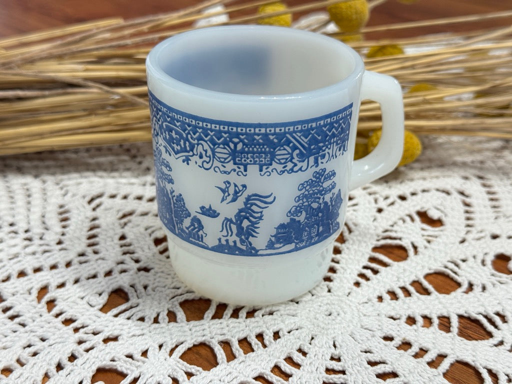 Anchor Hocking Fire-King Blue Willow Mug