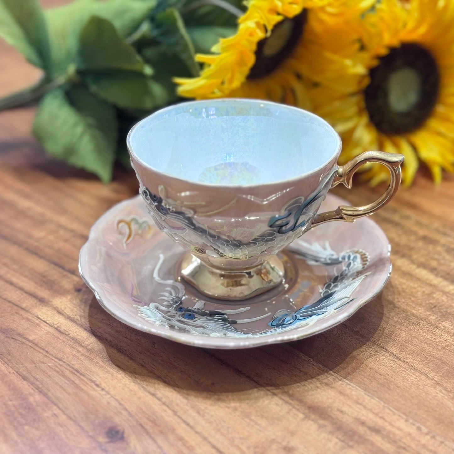 Shafford Japan 'Dragonware' Teacup & Saucer Set