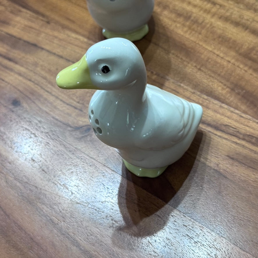 Vintage Duck Salt & Pepper Shakers