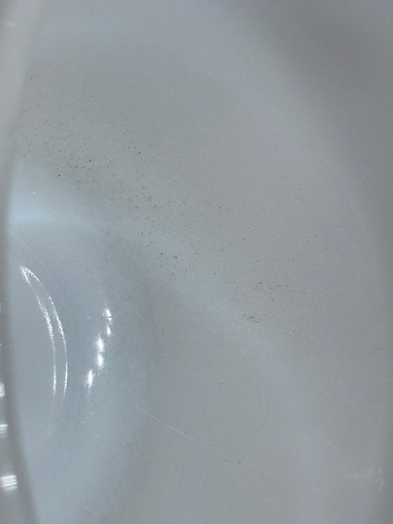 Federal Floral Milk Glass Mixing Bowl