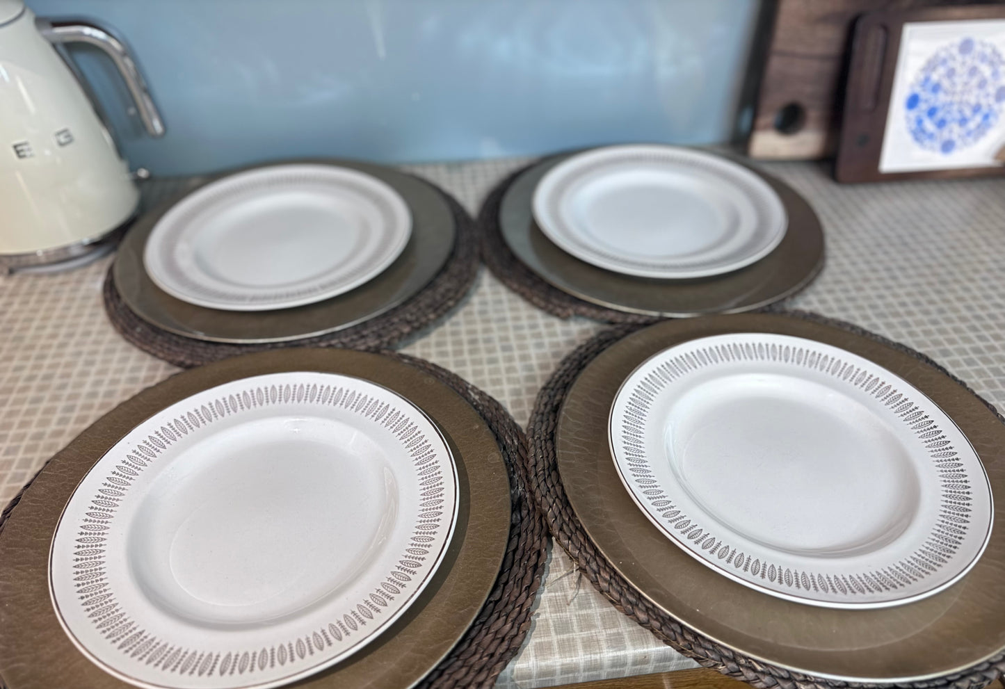 22ct. Gold Royal Knight Dinner Plates