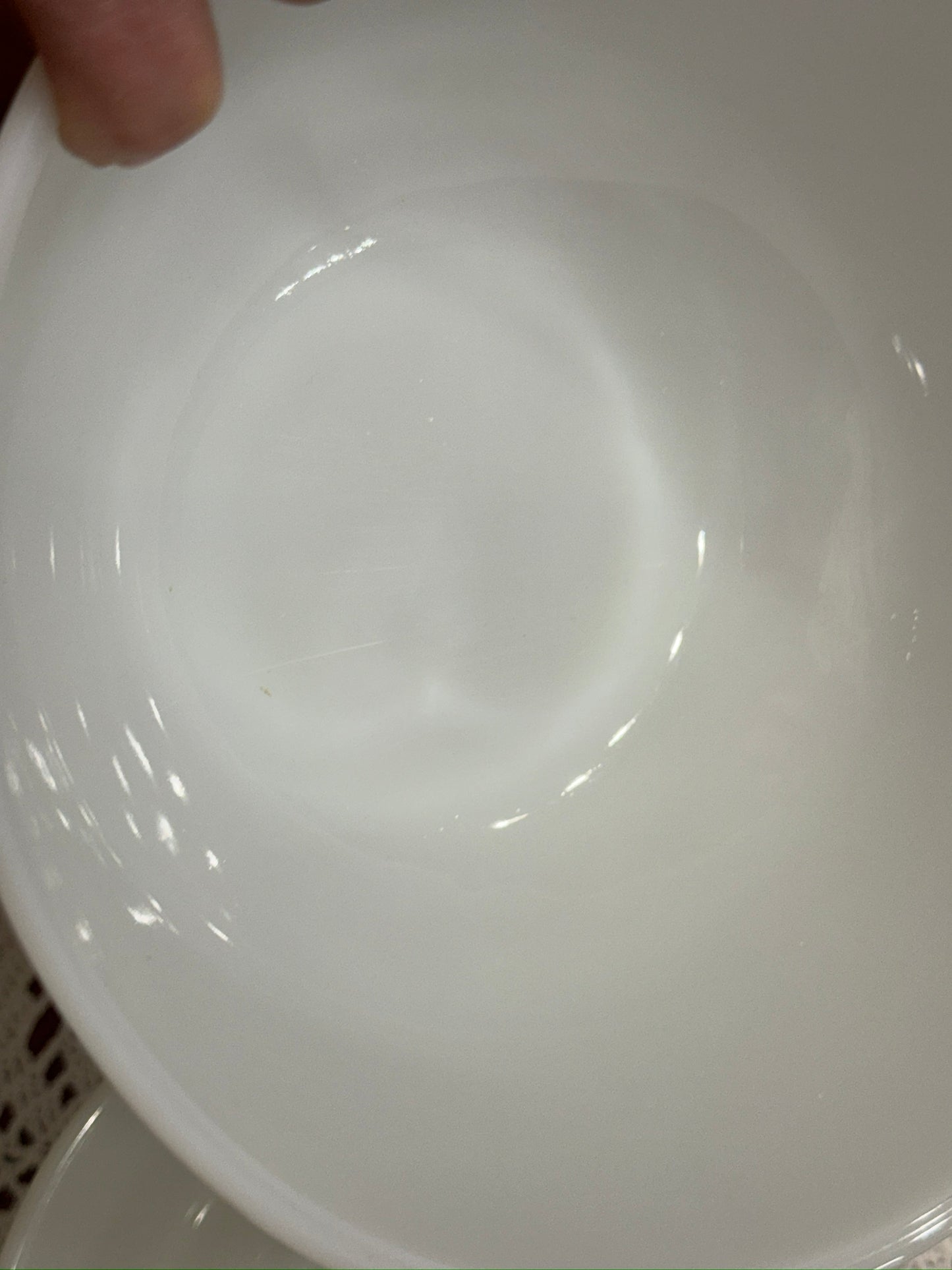 Anchor Hocking Fire-King Milk Glass Mixing Bowl Set