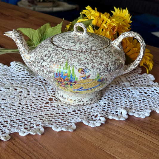 Empire Pottery Crinoline Lady Teapot