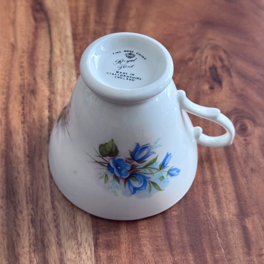 Royal Trent 'BlueBells' Teacup & Saucer