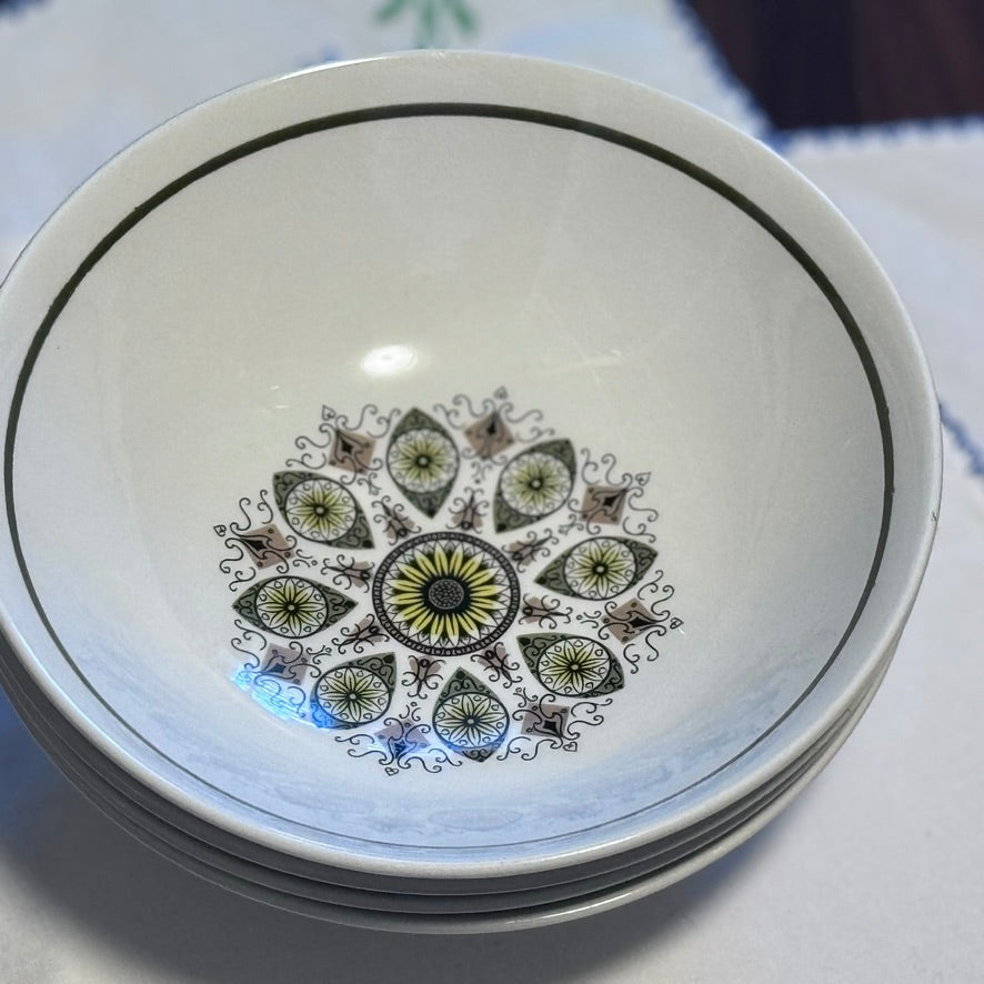 'Paisley Green' Swinnertons Soup Bowls