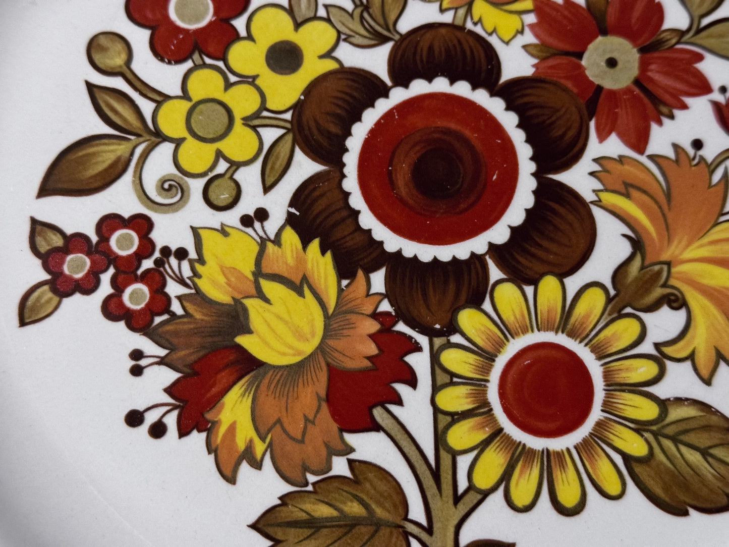 "Festival" Ironstone Myott Dinner Plates