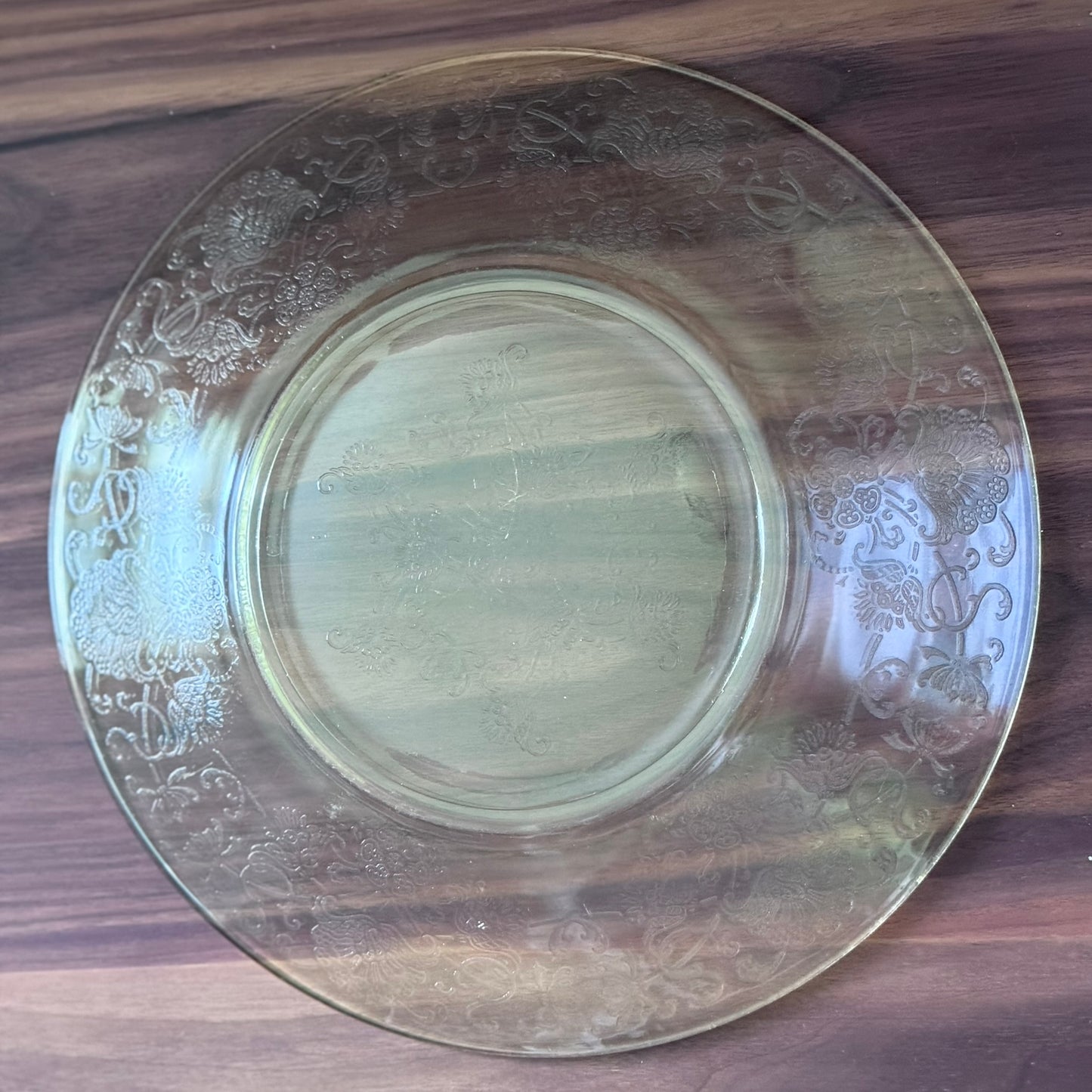 Hazel Atlas Florentine Pattern Glass Plate