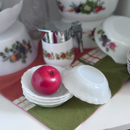 Anchor Hocking Milk Glass Dessert Bowls