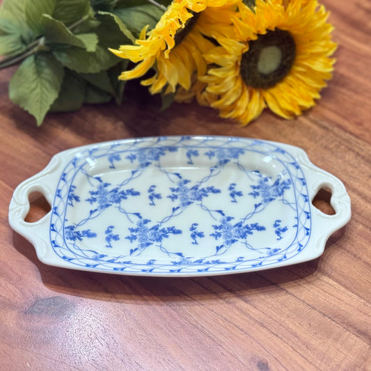 Skye McGhie Rose Brocade Relish/Tray