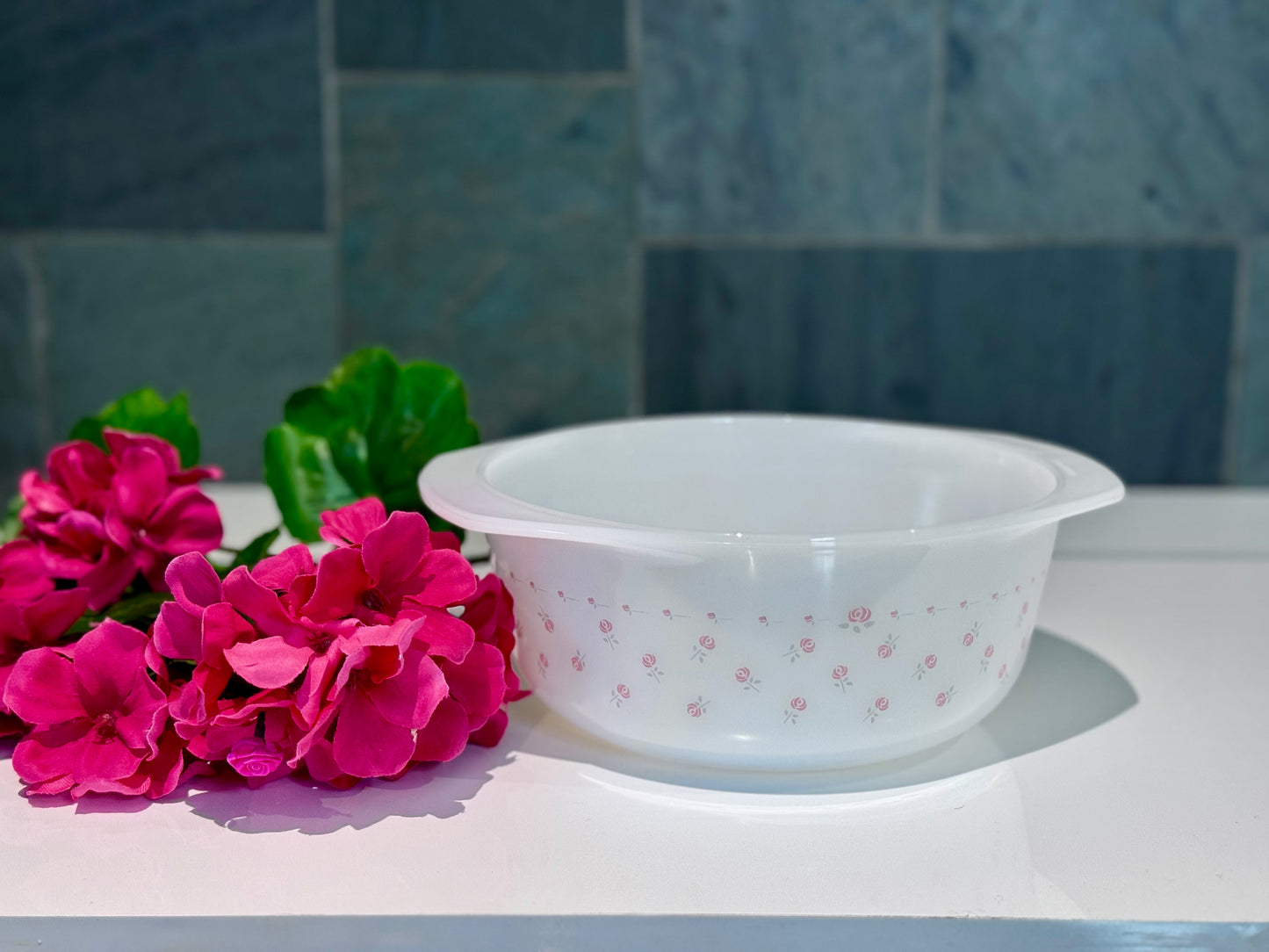 Arcopal France "Petite Roses" Casserole Dish