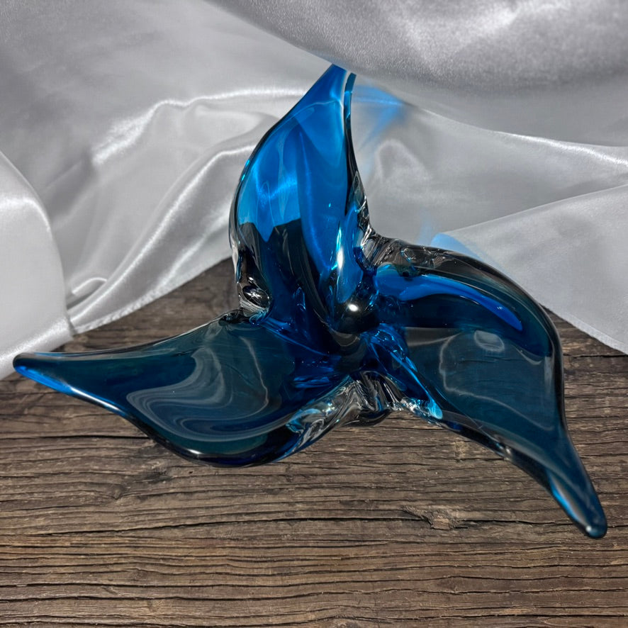 Blue Art Deco Candy Dish