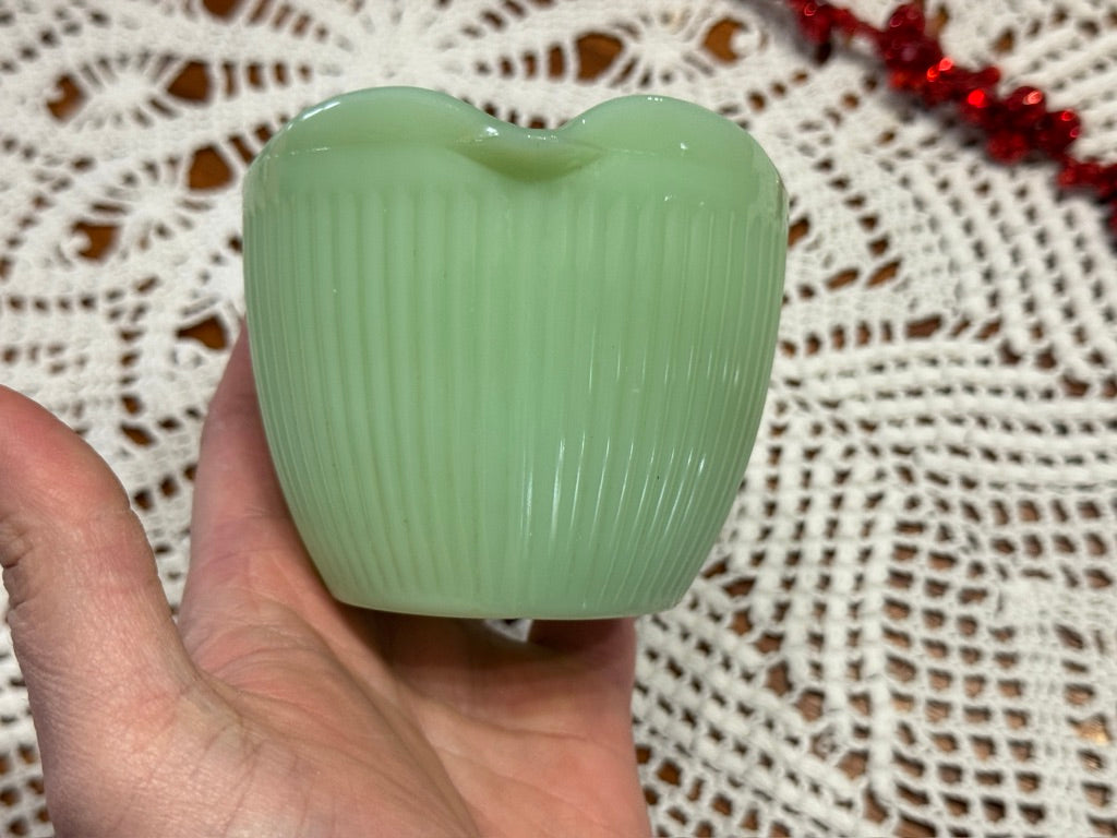 Fire-King Jadeite Jane Ray Creamer