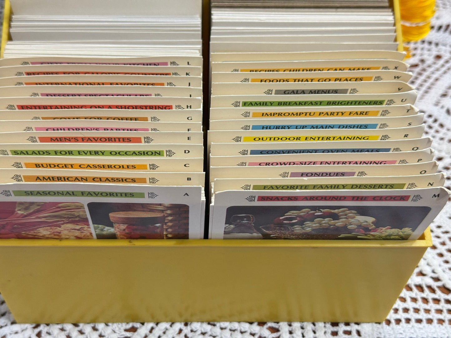 Boxed Betty Crocker Recipe Card Library