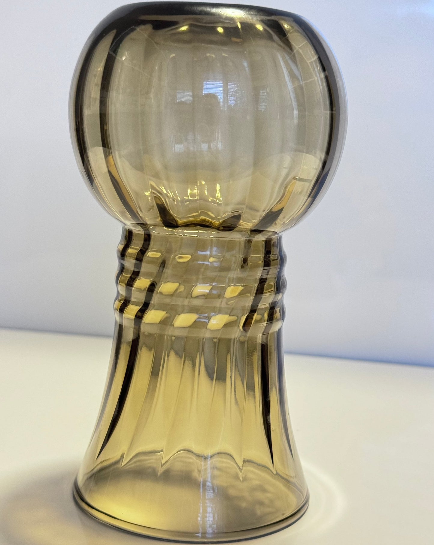 Anchor Hocking Brown Glass Vase
