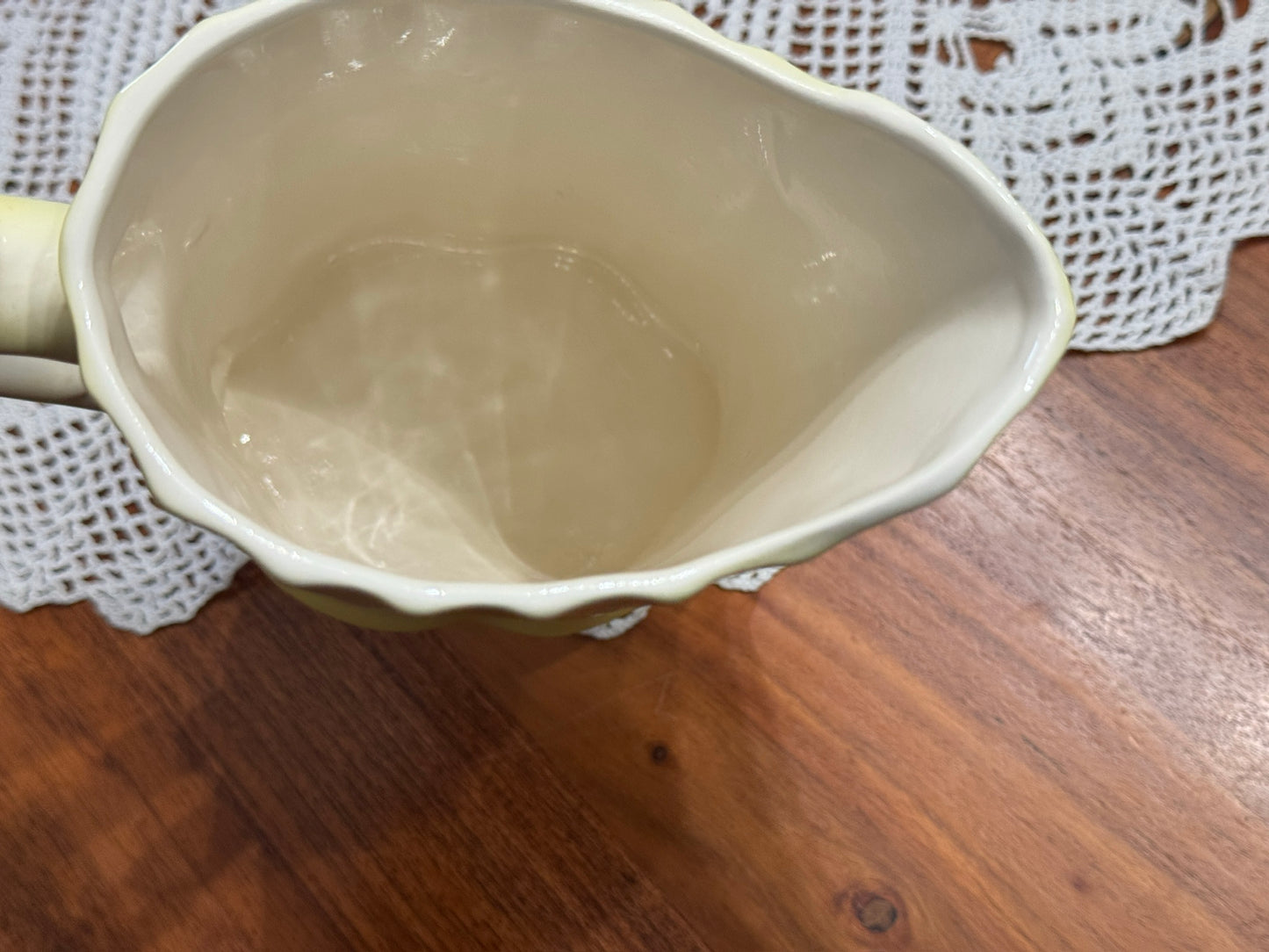 Ceramic Milk Pitcher Bird Motif