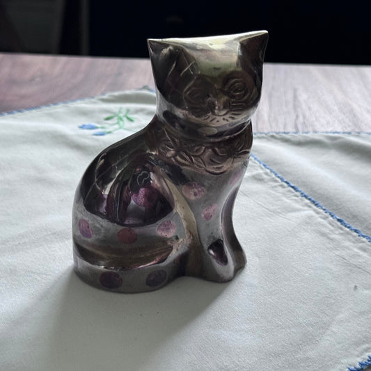Pooka Dot Brass Cat