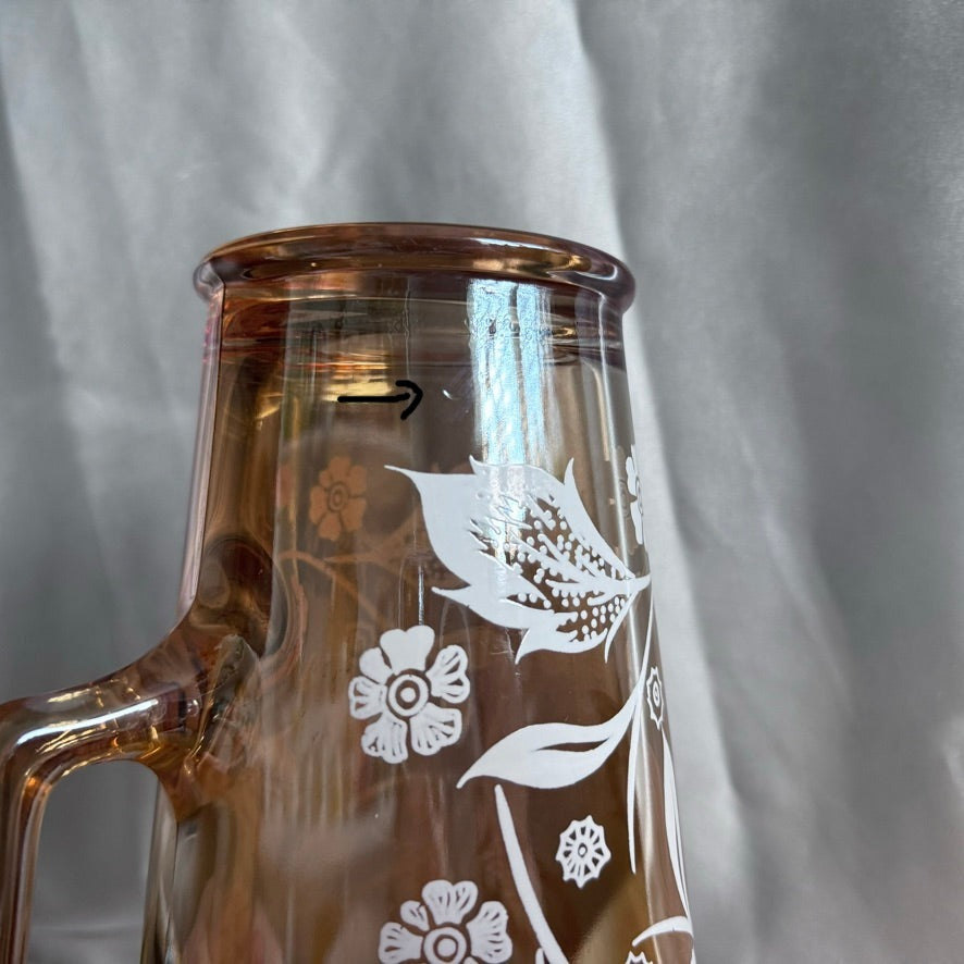 Jeannette Marigold Glass Pitcher