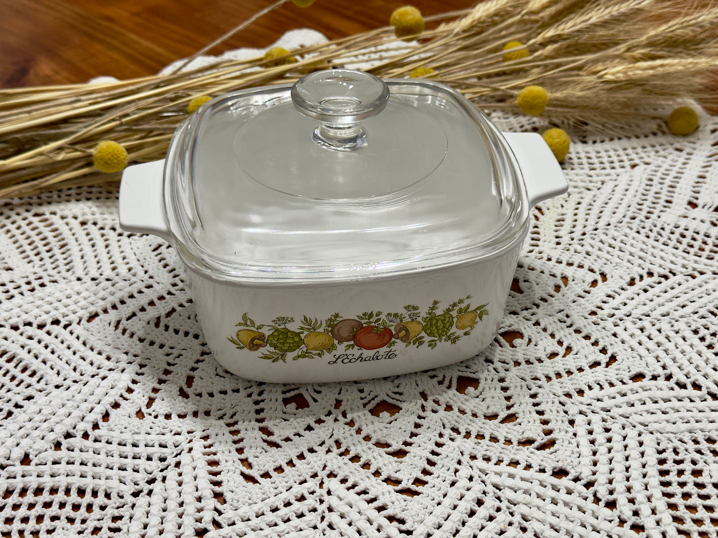 Corning Ware L'Echalote Spice of Life Casserole Dish