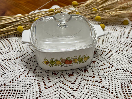 Corning Ware L'Echalote Spice of Life Casserole Dish