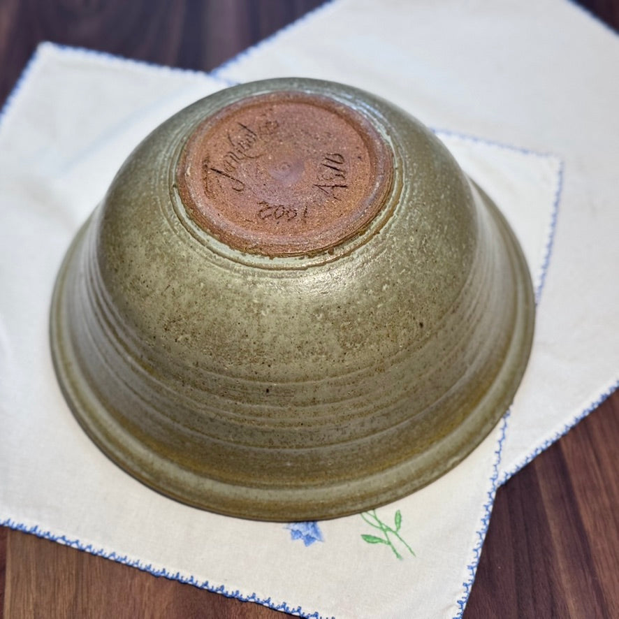 Signed Pottery Bowl
