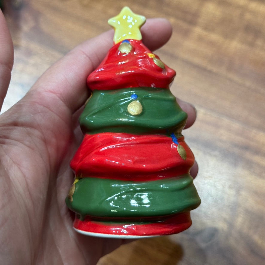 Christmas Tree Salt & Pepper Shakers