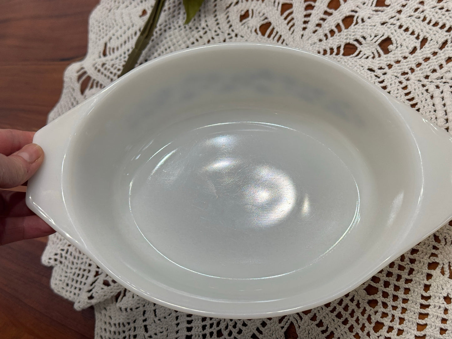 PYREX 043 Golden Acorn Oval Casserole Dish