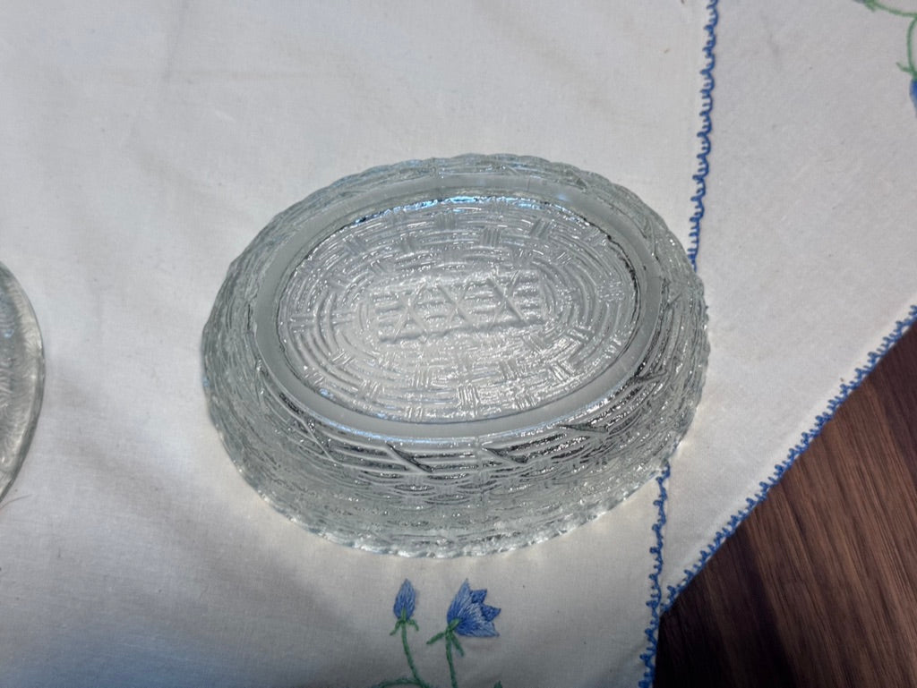 Split Tail Hen On Nest Butter Dish/Candy Dish